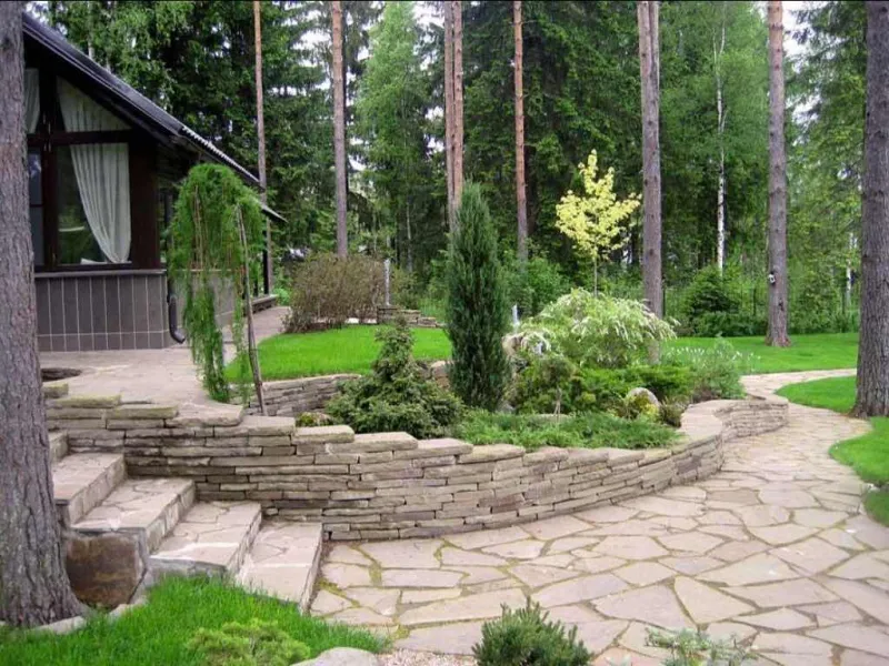 Плитняк песчаник «серо-зеленый (Ростовский)»