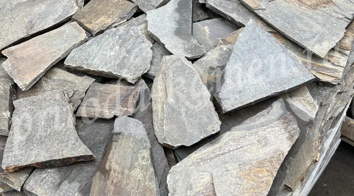 Плитняк златолит «серо-рыжий (Карабашский)»
