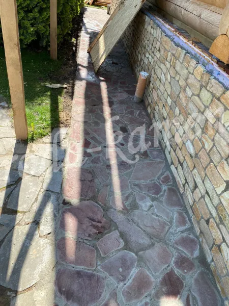 Галтованный плитняк песчаник «обожженный с разводами»