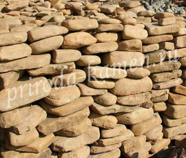 Галька плашка-речная для мощения